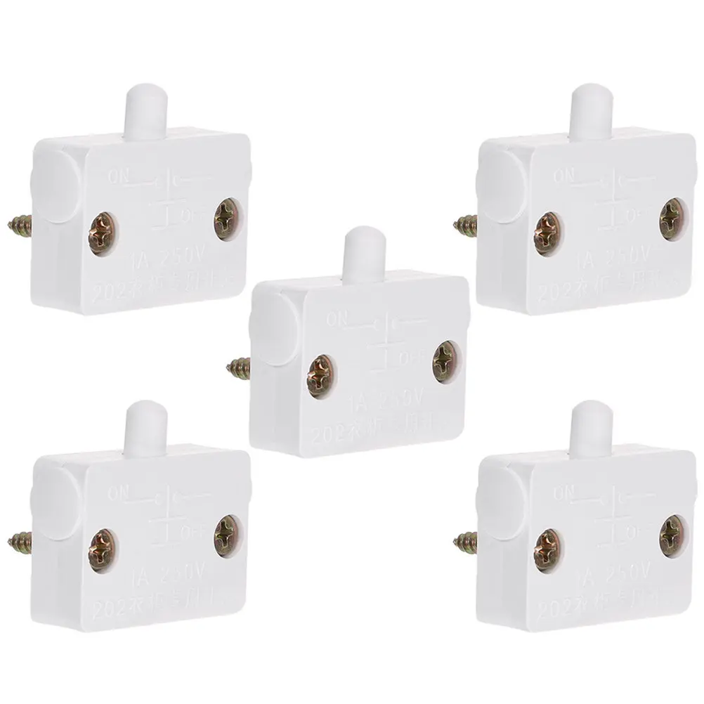 5Pcs Door Activated Light Switch for Closet Cabinet Pantry Wardrobe Lights on Off Electrical Light Normally Closed
5Pcs Door Activated Light Switch for Closet Cabinet Pantry Wardrobe Lights on Off Electrical Light Normally Closed