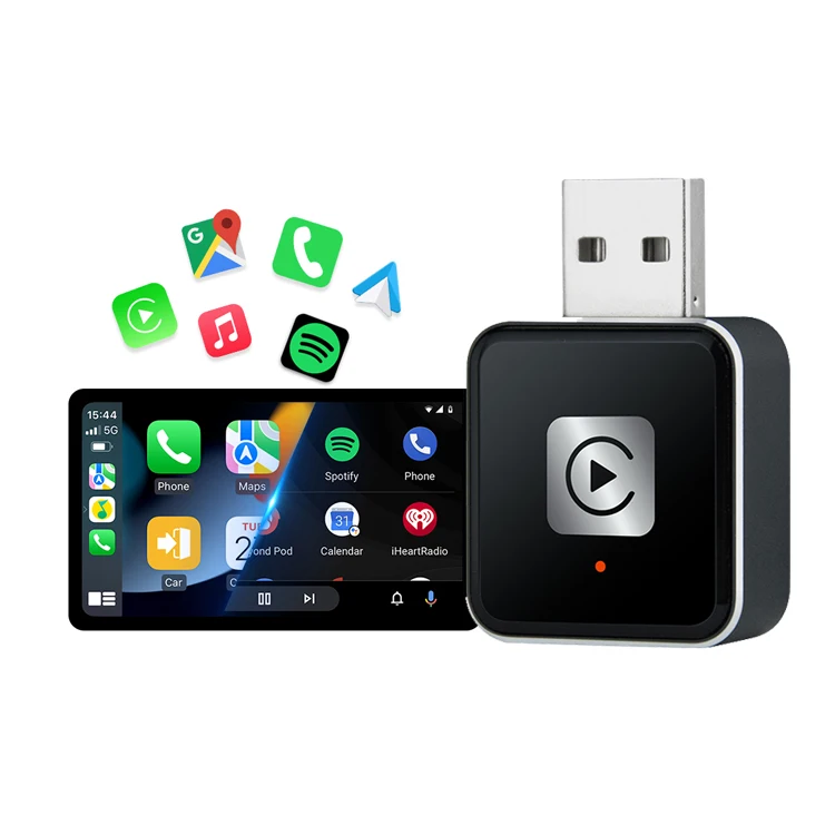 CarPlay Android Auto Box Dongle Wired To Wireless Carplay Wireless 2 in 1 Car Smart Adapter Box
CarPlay Android Auto Box Dongle Wired To Wireless Carplay Wireless 2 in 1 Car Smart Adapter Box