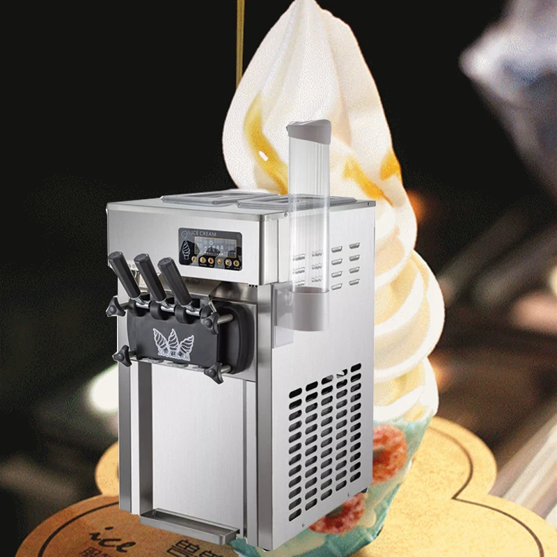 1200W 18-22L/H Table Top Soft Serve Ice Cream Machine 3 Flavors Commercial Ice Cream Maker Vending Machine
1200W 18-22L/H Table Top Soft Serve Ice Cream Machine 3 Flavors Commercial Ice Cream Maker Vending Machine