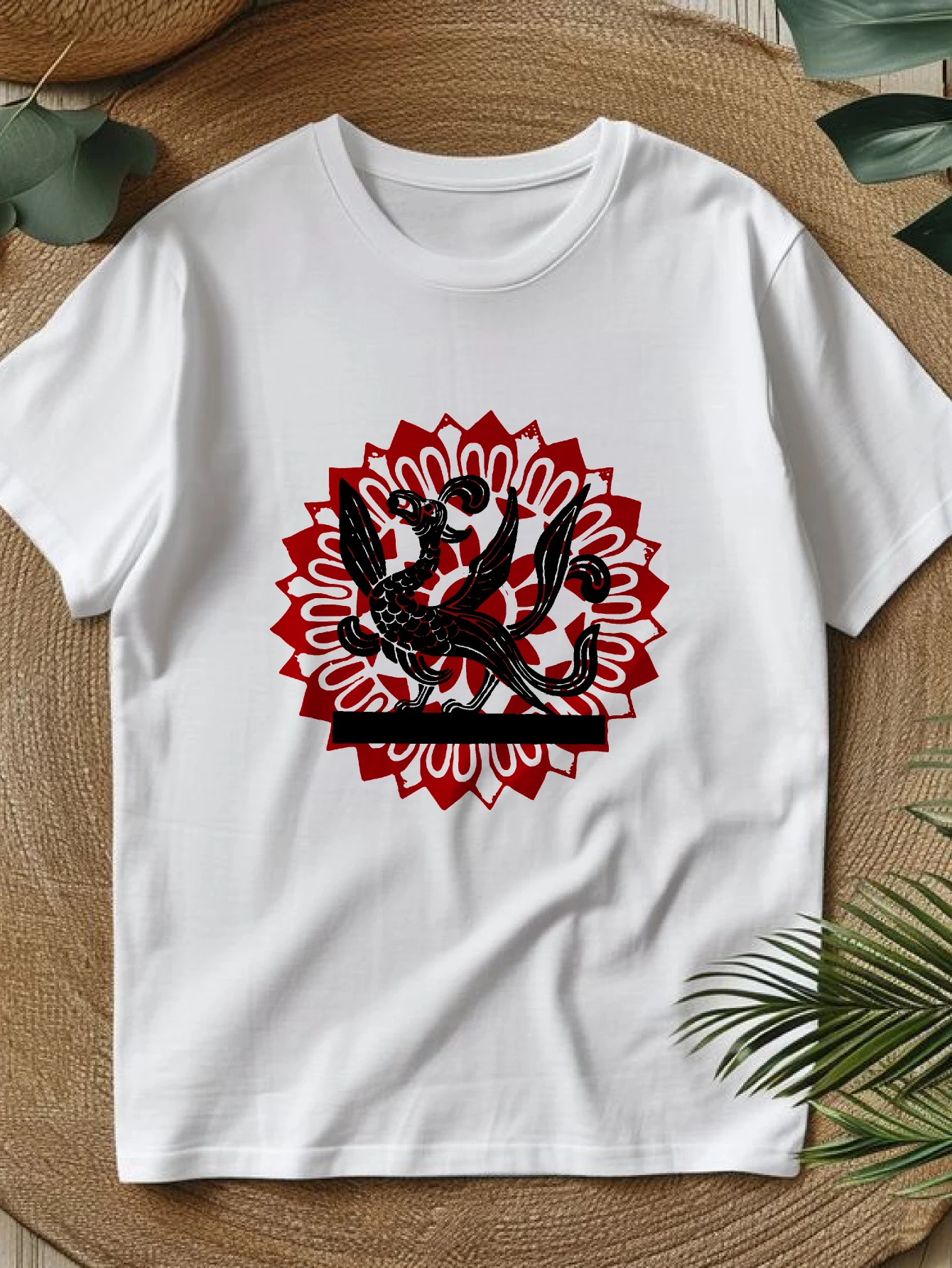 Women's T-shirts Chinese style summer Short sleeve tee Couple Casual 100% cotton Red Black Floral Design printed tee t shirt
Women's T-shirts Chinese style summer Short sleeve tee Couple Casual 100% cotton Red Black Floral Design printed tee t shirt