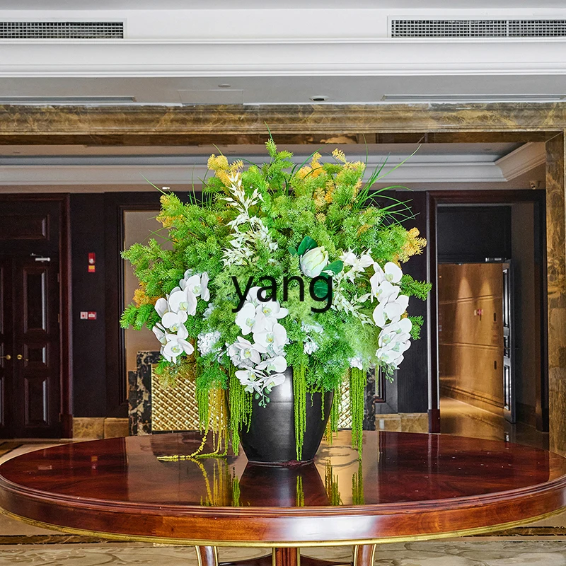 TGF high-end hotel lobby simulated flower ornament atrium round tabletop front desk decoration fake flower
TGF high-end hotel lobby simulated flower ornament atrium round tabletop front desk decoration fake flower