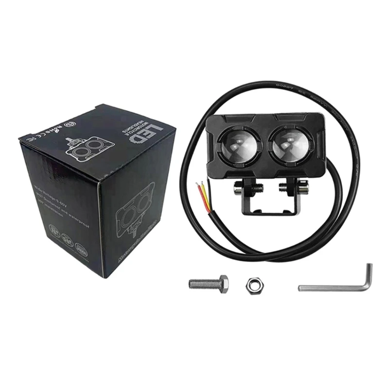 Q39F Waterproof Motorcycle Scooters LED Headlight Fog Light Spotlamp 9V-60V for Car
Q39F Waterproof Motorcycle Scooters LED Headlight Fog Light Spotlamp 9V-60V for Car