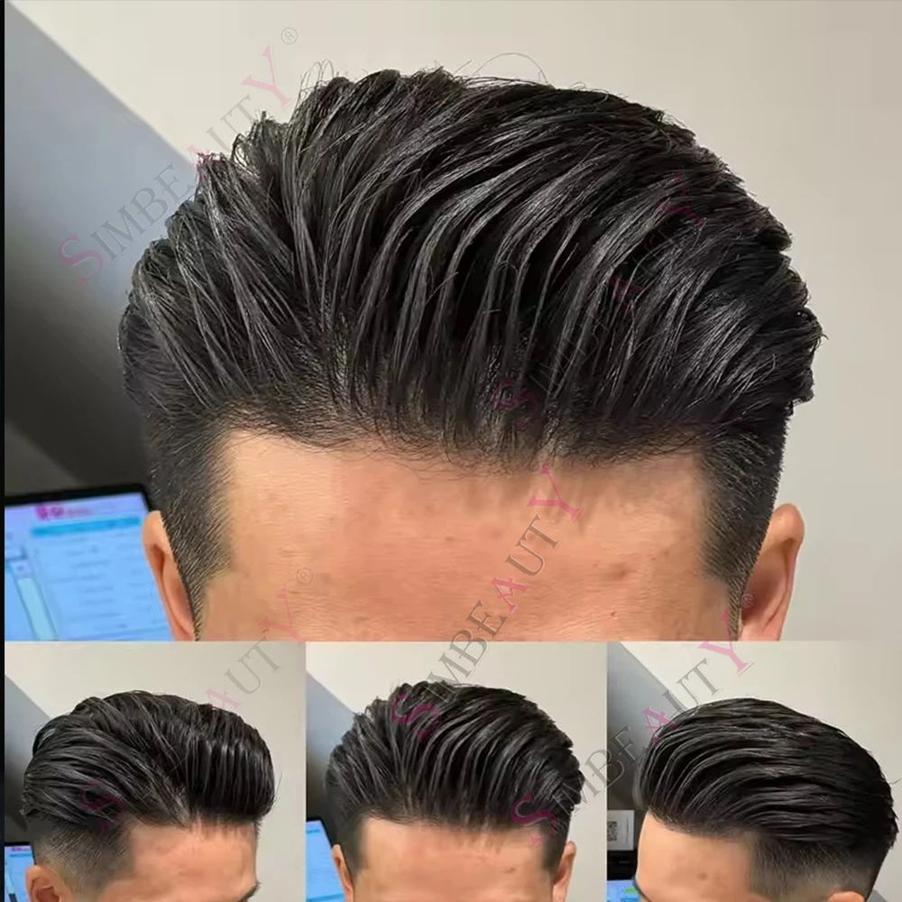100% Human Hair Men's Wigs 6' Soft Prosthesis for Men 0.1mm Injection Skin Male Toupee Grey #1 Jet Black Hair Replacement System
100% Human Hair Men's Wigs 6' Soft Prosthesis for Men 0.1mm Injection Skin Male Toupee Grey #1 Jet Black Hair Replacement System