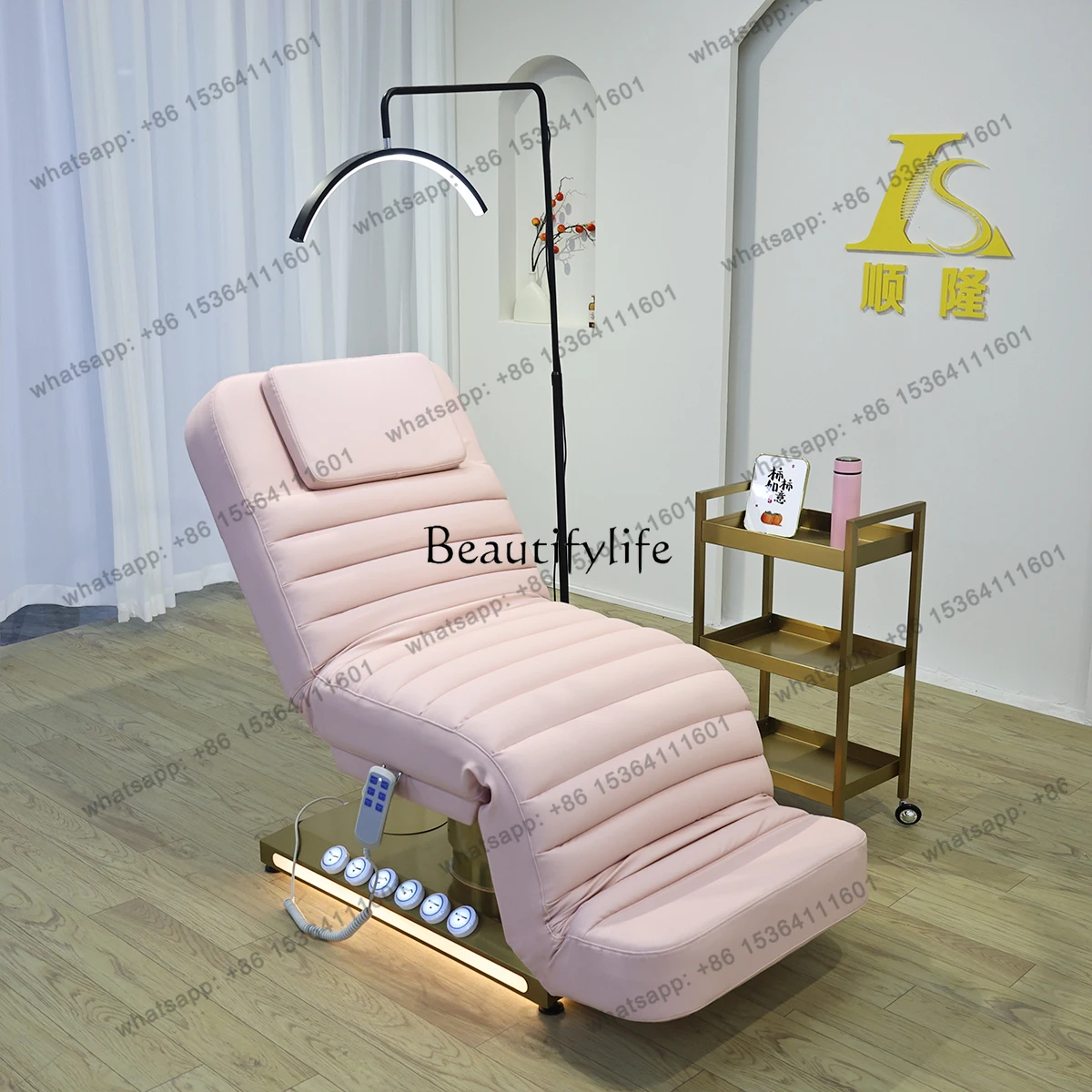D30Electric beauty bed lifting foot control manicure eyelash tattoo physiotherapy massage bed
D30Electric beauty bed lifting foot control manicure eyelash tattoo physiotherapy massage bed