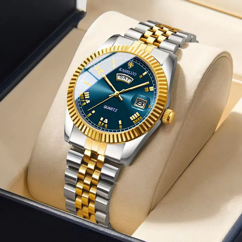 New Fashion Luxury Man Business Watch Men Week Date Wristwatches Male High Quality Stainless Steel Quartz Watches Reloj Hombre
New Fashion Luxury Man Business Watch Men Week Date Wristwatches Male High Quality Stainless Steel Quartz Watches Reloj Hombre