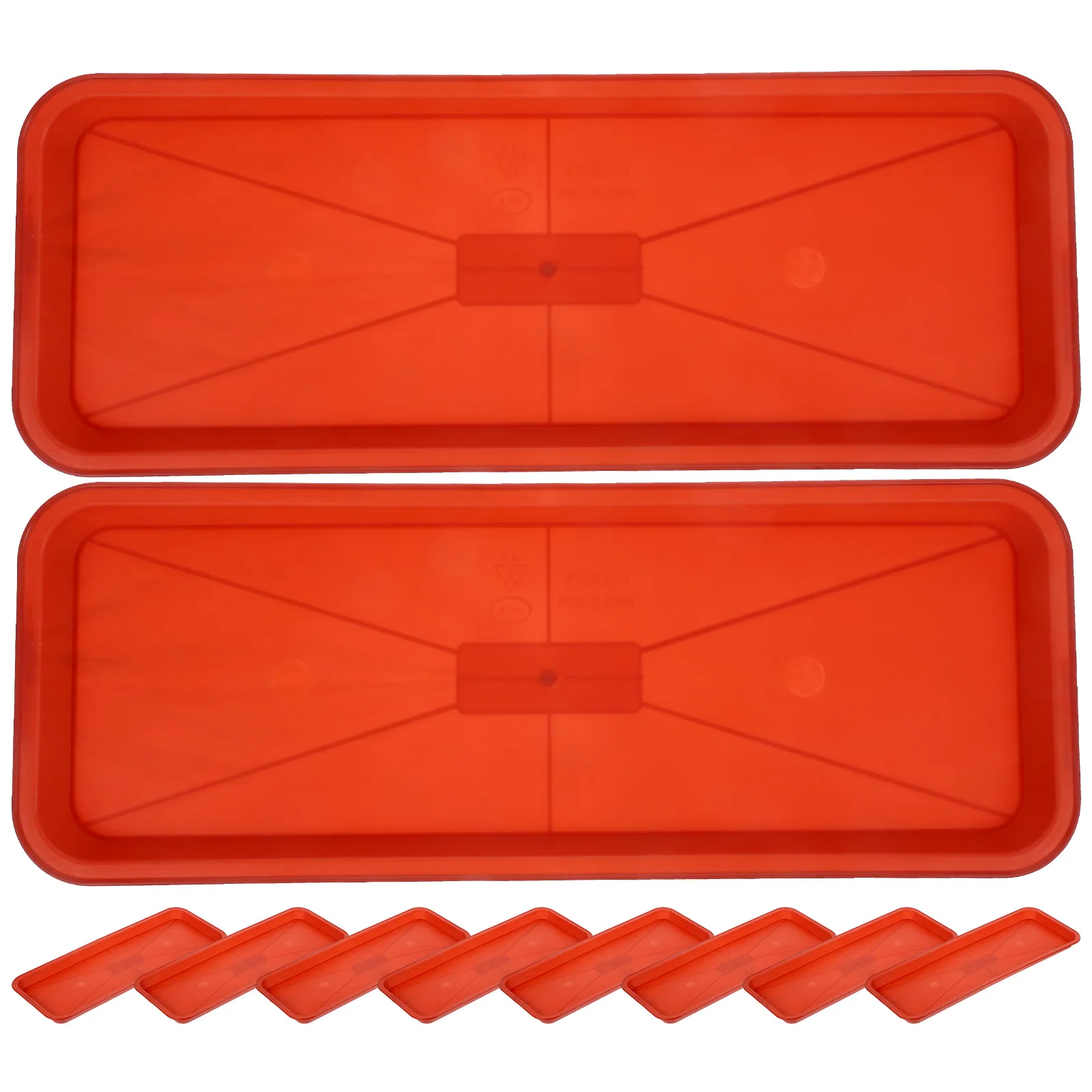 10pcs Rectangular Plastic Plant Saucers Durable PP Material Water Catcher Tray for Flowerpot Use
10pcs Rectangular Plastic Plant Saucers Durable PP Material Water Catcher Tray for Flowerpot Use