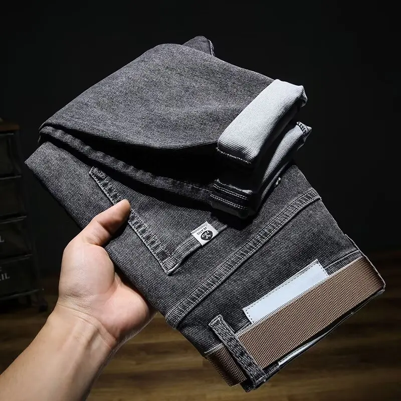 Spring 2025 New Style Men's Slim Fit Black Denim Jeans Casual Fashionable Printed Elastic Leisure Youthful Trendy Pants
Spring 2025 New Style Men's Slim Fit Black Denim Jeans Casual Fashionable Printed Elastic Leisure Youthful Trendy Pants