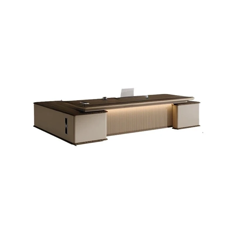 Boss desk Boss desk and chair combination Simple modern light luxury high-end office
Boss desk Boss desk and chair combination Simple modern light luxury high-end office