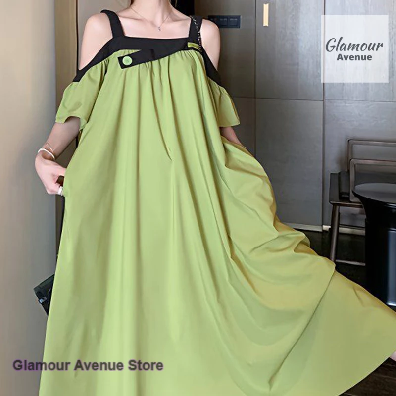 Korean-style fashion design sense strapless dress women's summer new plus-size loose temperament over-the-knee casual dress
Korean-style fashion design sense strapless dress women's summer new plus-size loose temperament over-the-knee casual dress