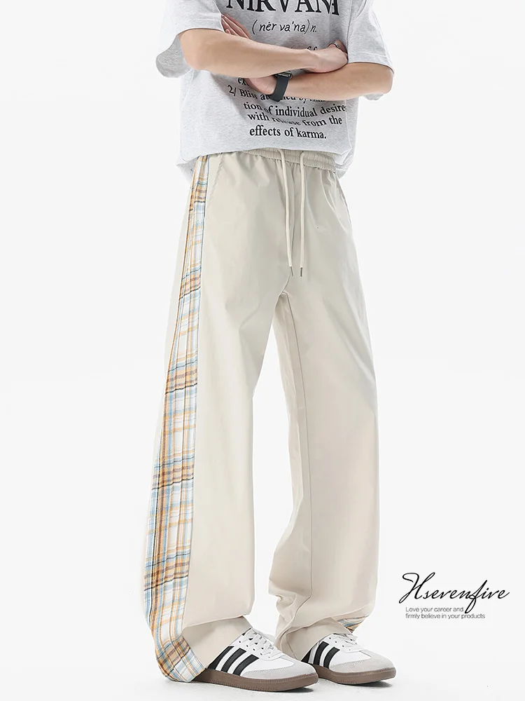 Men's Summer 2025 Faionable Casual Pants Loose Straight Leg Trousers with Patchwork Pattern Wear Resistant Thin Polyester
Men's Summer 2025 Faionable Casual Pants Loose Straight Leg Trousers with Patchwork Pattern Wear Resistant Thin Polyester