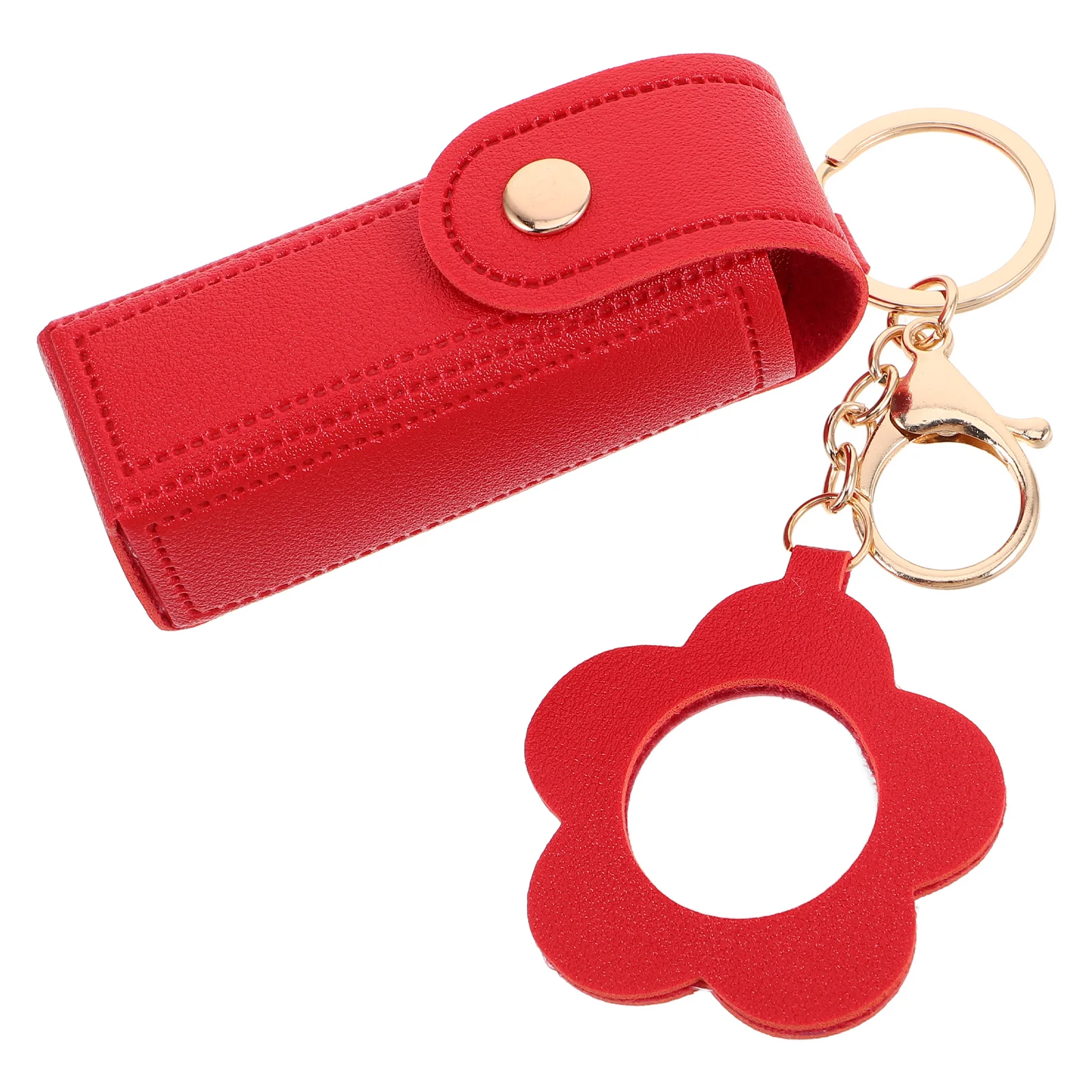 Lipstick Holder Keychain Mirror Compact Portable Makeup Organizer For Travel Daily Use Women Small Pouch Charm Case Storage
Lipstick Holder Keychain Mirror Compact Portable Makeup Organizer For Travel Daily Use Women Small Pouch Charm Case Storage
