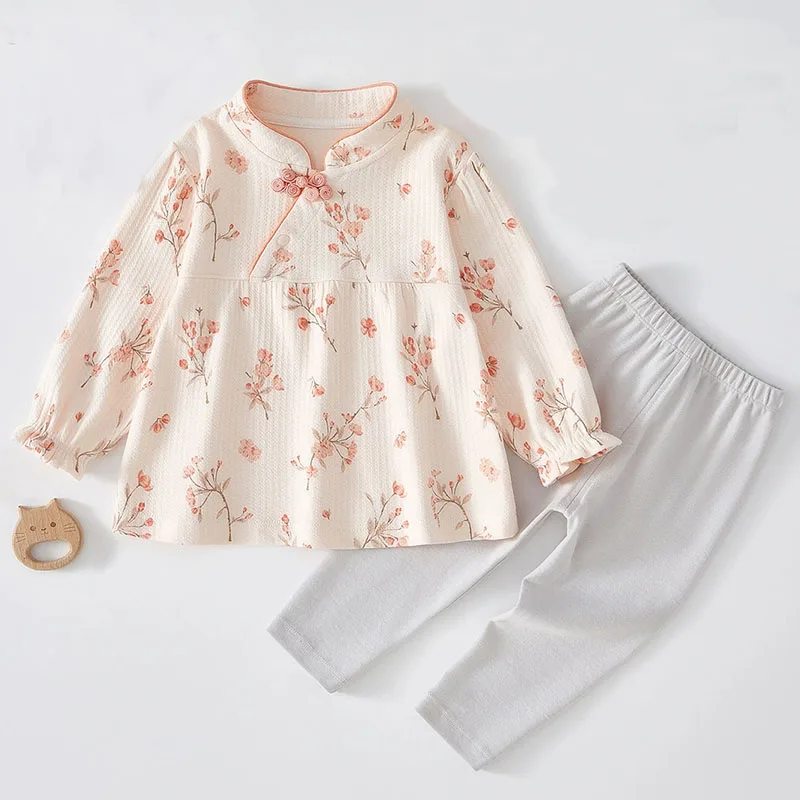 2Piece Spring Fall Infant Girl Clothes China Style Cute Flower Long Sleeve Tops+Pants Newborn Items Baby Boutique Clothing B066
2Piece Spring Fall Infant Girl Clothes China Style Cute Flower Long Sleeve Tops+Pants Newborn Items Baby Boutique Clothing B066