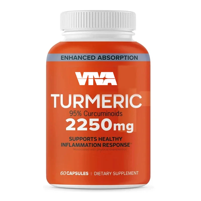 2250 milligrams of turmeric extract containing 95% curcumin enhances absorption, joint support supplement,60 vegetarian capsules
2250 milligrams of turmeric extract containing 95% curcumin enhances absorption, joint support supplement,60 vegetarian capsules