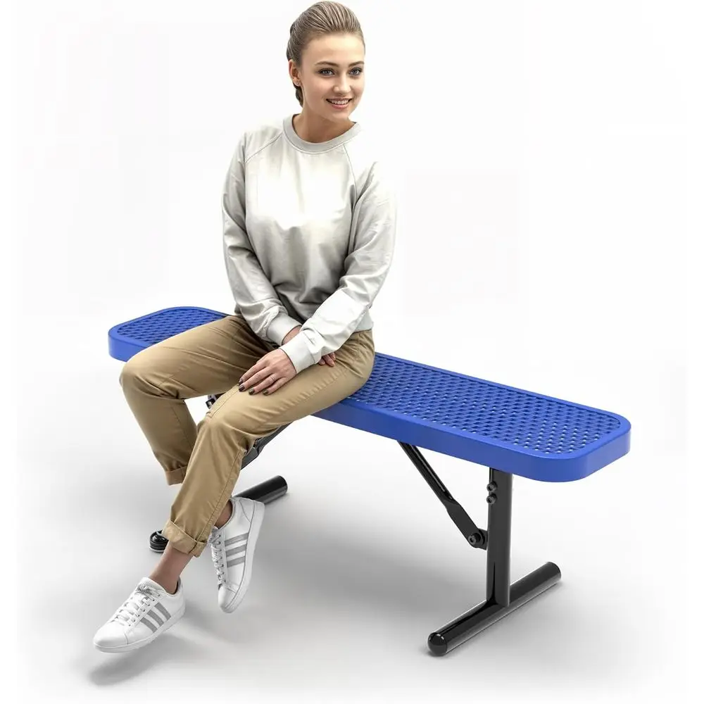 Heavy-Duty Outdoor Metal Bench, Thermoplastic-Coated, Portable, Weatherproo, Commercial-Grade or Parks, Gardens, Patios, Stores
Heavy-Duty Outdoor Metal Bench, Thermoplastic-Coated, Portable, Weatherproo, Commercial-Grade or Parks, Gardens, Patios, Stores