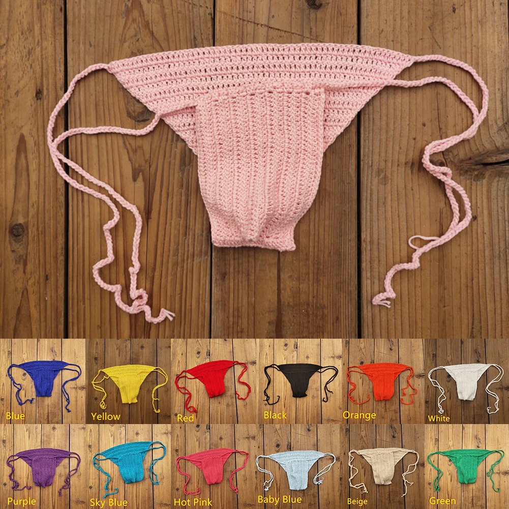 Solid Color Mens Swimwear Lacing Up Low Rise Underwear Hand Crochet Briefs Swimming Bikini Shorts Sunbathing
Solid Color Mens Swimwear Lacing Up Low Rise Underwear Hand Crochet Briefs Swimming Bikini Shorts Sunbathing