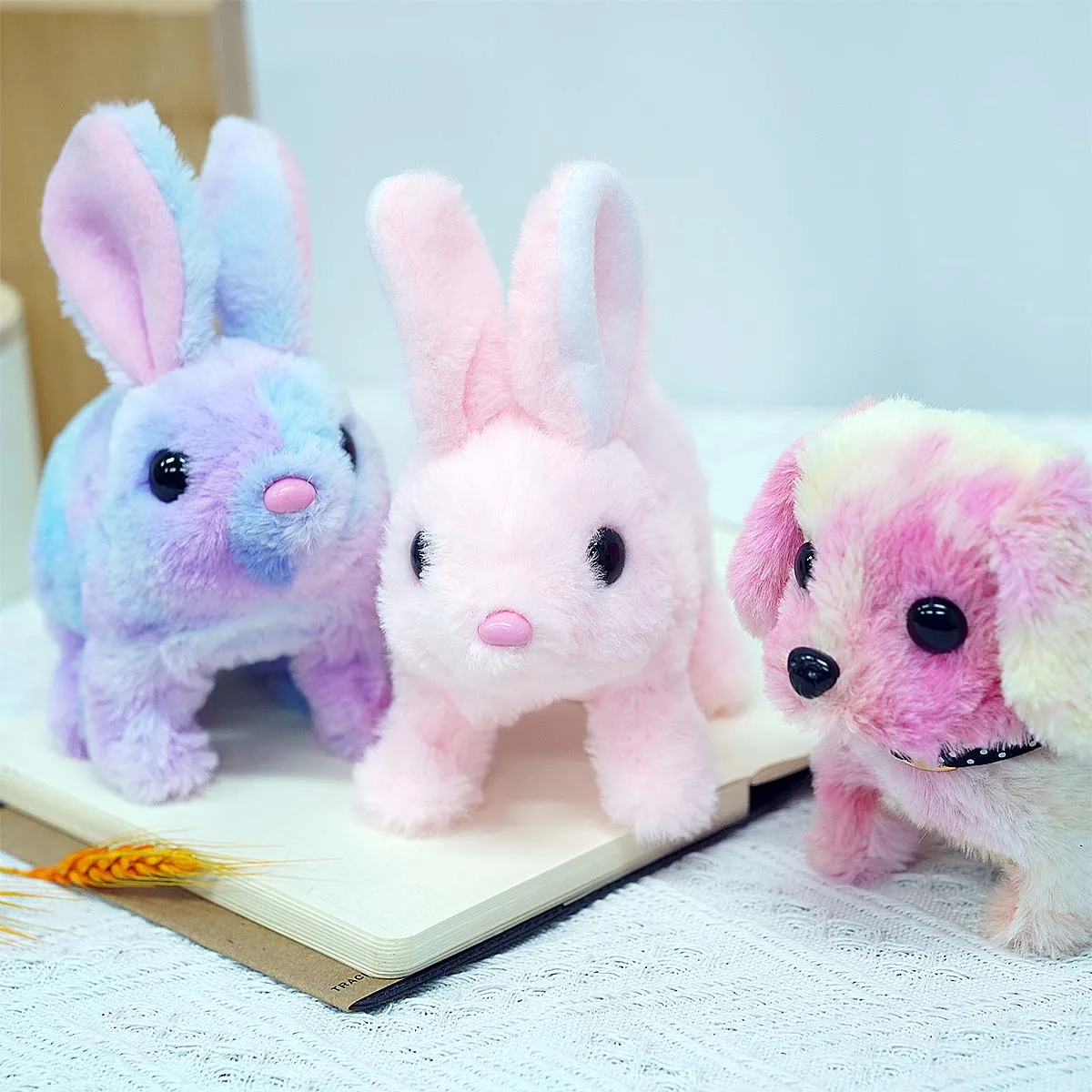 Cute realistic puppy rabbit electronic pet non-remote control toys plush toys home car decoration children's day gift
Cute realistic puppy rabbit electronic pet non-remote control toys plush toys home car decoration children's day gift