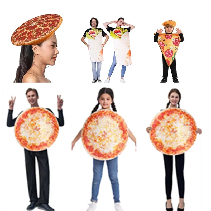 Adult Kids Tortilla Food Cosplay Costume Cartoon Pizza Coat Vest Hat Outfits Halloween Carnival Party Suit
Adult Kids Tortilla Food Cosplay Costume Cartoon Pizza Coat Vest Hat Outfits Halloween Carnival Party Suit