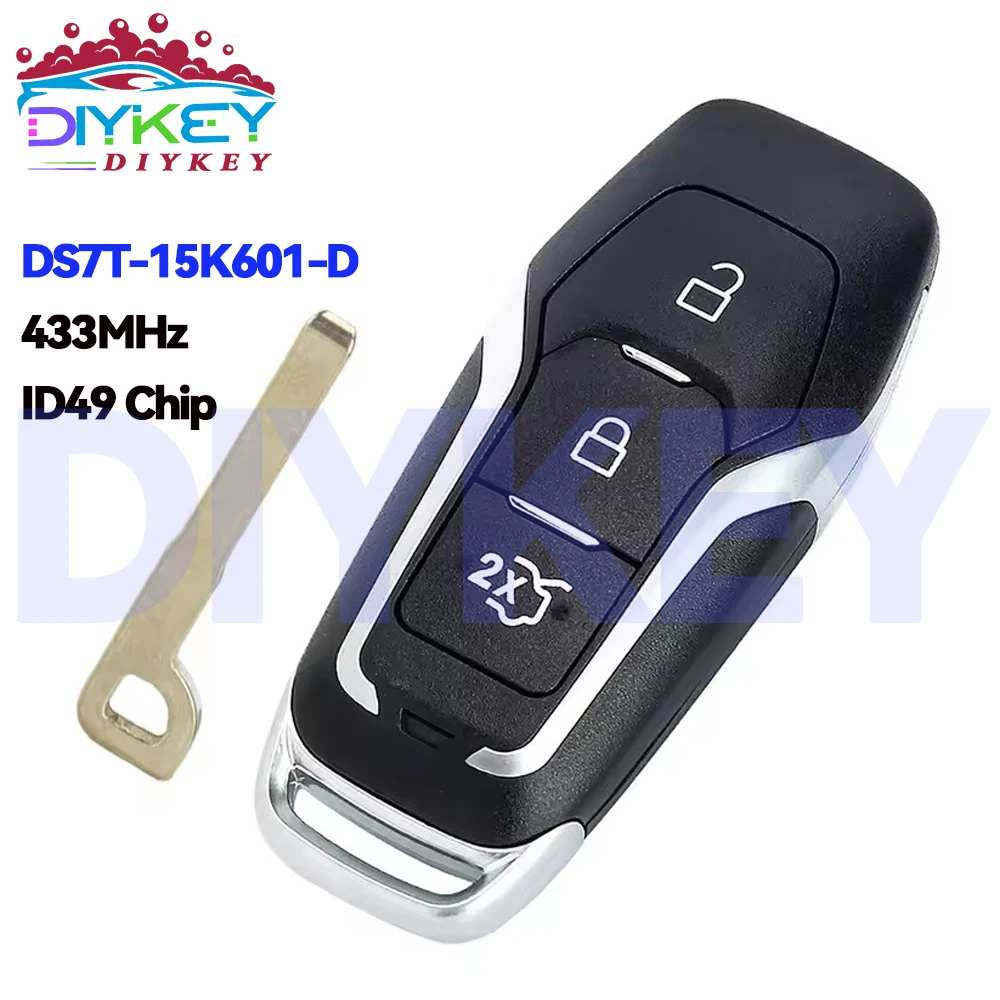 DIYKEY 3 кнопки автоматический брелок 433 МГц ID49 чип для Ford Mondeo Edge S-Max Galaxy 2014-2018 умный пульт дистанционного управления DS7T-15K601-D
DIYKEY 3 кнопки автоматический брелок 433 МГц ID49 чип для Ford Mondeo Edge S-Max Galaxy 2014-2018 умный пульт дистанционного управления DS7T-15K601-D
