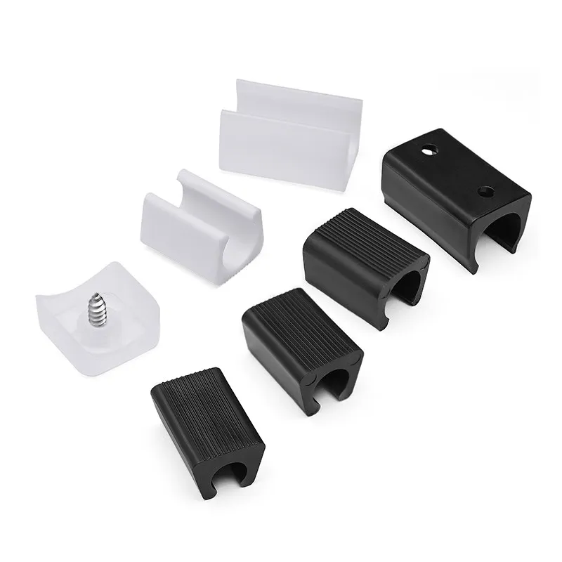 U Shape Tube Clips Chair Leg Caps, 3-22mm Plastic Split Foot Pads for Stools, Anti Slip Covers White Black with Holes Nails
U Shape Tube Clips Chair Leg Caps, 3-22mm Plastic Split Foot Pads for Stools, Anti Slip Covers White Black with Holes Nails