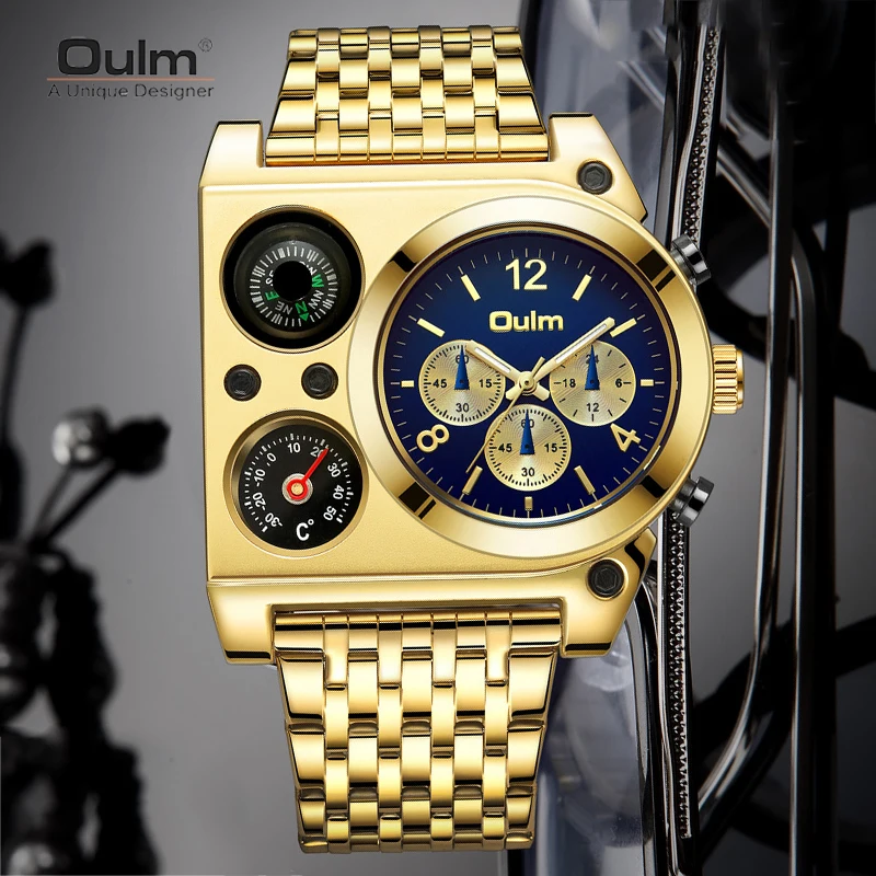 Oulm Brand New Unique Design Quartz Men's Watch High Quality Stainless Steel Fashion Business Sports Watch Hot Relogio Masculino
Oulm Brand New Unique Design Quartz Men's Watch High Quality Stainless Steel Fashion Business Sports Watch Hot Relogio Masculino