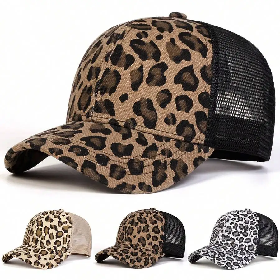 Leopard Print Trucker Hat Baseball Cap Mesh Cap Sun Protection Casual Outdoor Hat
Leopard Print Trucker Hat Baseball Cap Mesh Cap Sun Protection Casual Outdoor Hat