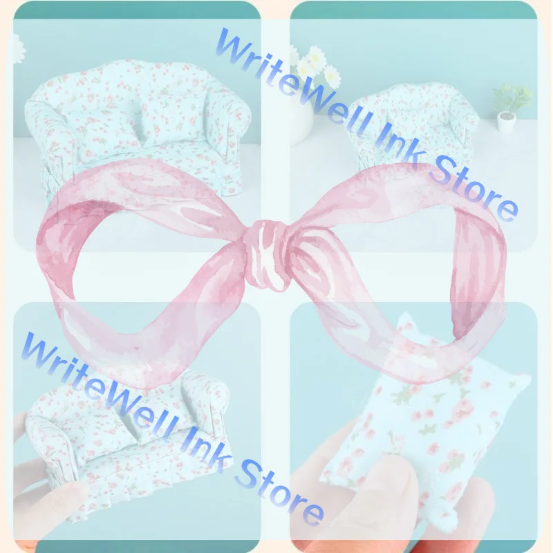 1 Set 1:12 Dollhouse Double Sitting Sofa With Pillow Kit Doll House Furniture Simulation Miniature Living Room Pretend Play
1 Set 1:12 Dollhouse Double Sitting Sofa With Pillow Kit Doll House Furniture Simulation Miniature Living Room Pretend Play