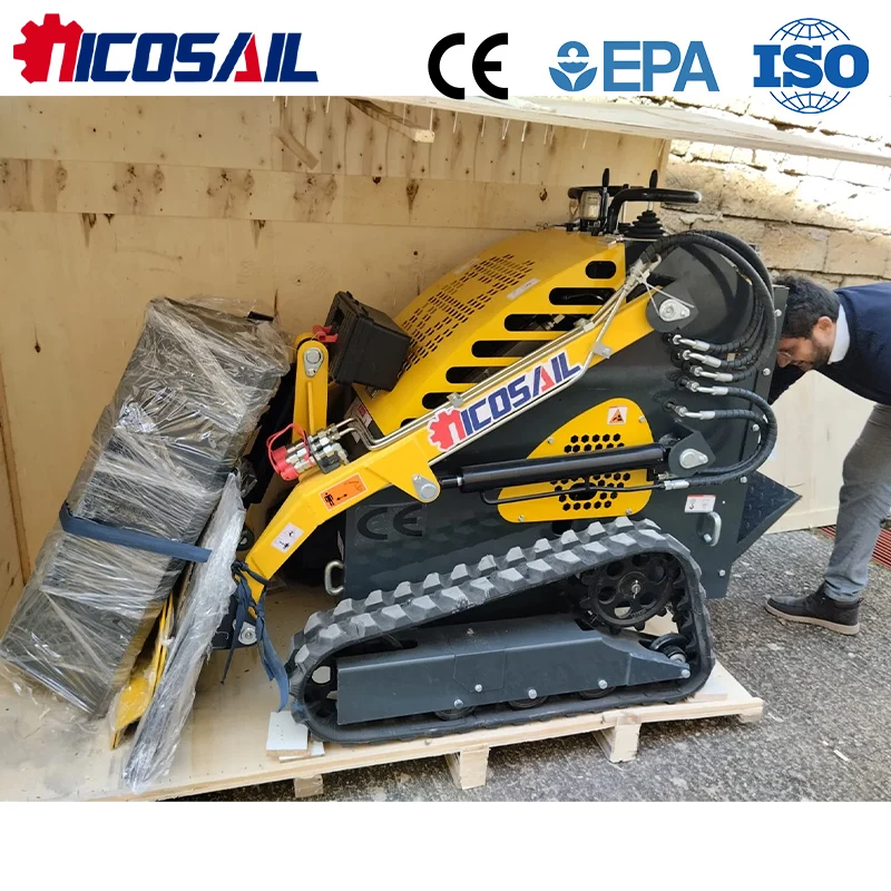 Nicosail 380E Multifunctional Mini Skid Steer Loader CE Certified Quick Change Loader for Farm Work
Nicosail 380E Multifunctional Mini Skid Steer Loader CE Certified Quick Change Loader for Farm Work