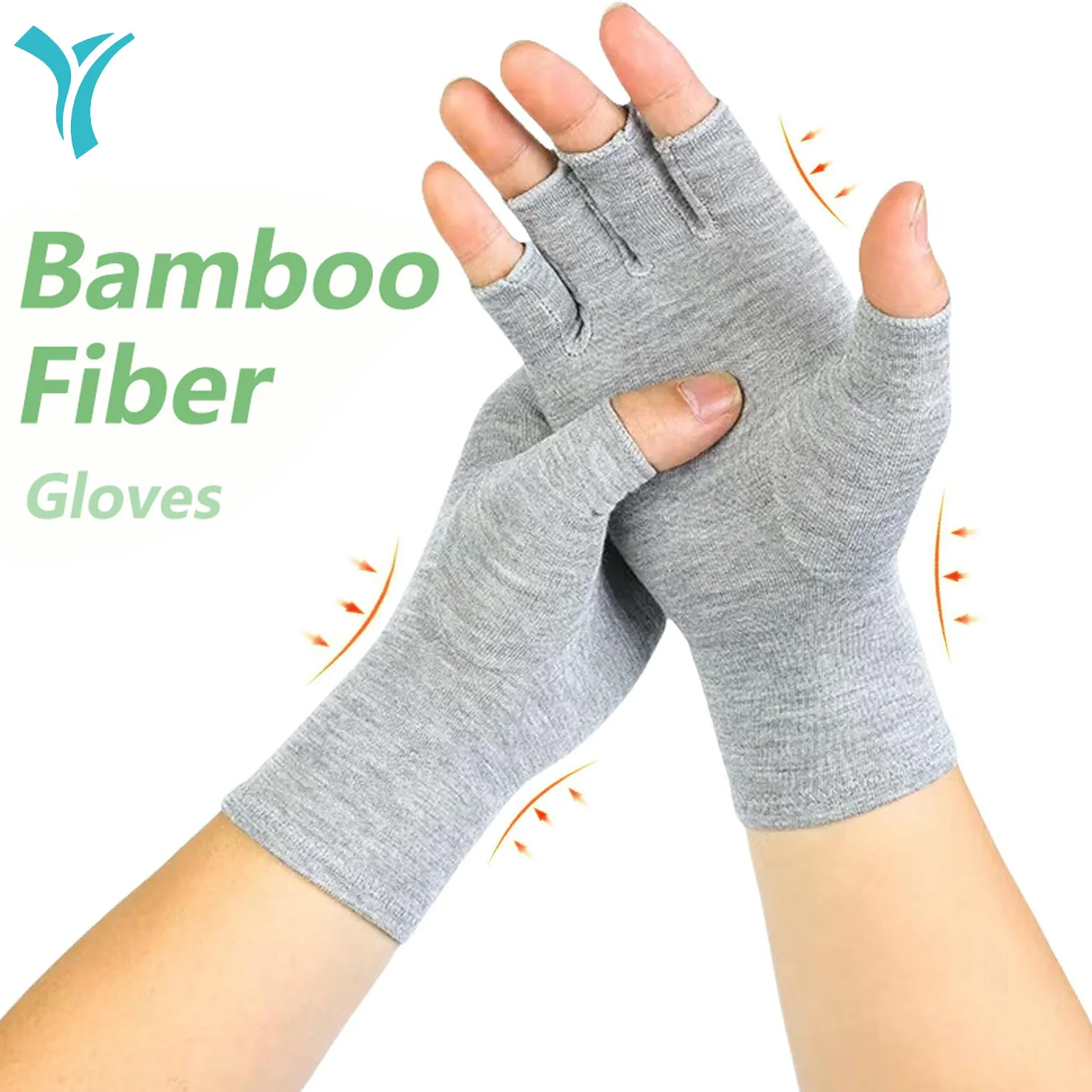 Bamboo Fiber Compression Gloves ,Fingerless Thumb Wrist Brace Support, Half-finger Hand Gloves For Women & Men,Sports & Exercise
Bamboo Fiber Compression Gloves ,Fingerless Thumb Wrist Brace Support, Half-finger Hand Gloves For Women & Men,Sports & Exercise
