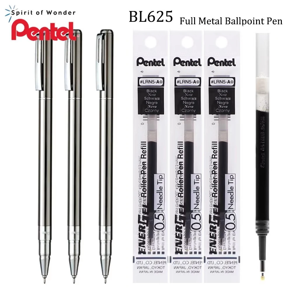 Японская металлическая шариковая ручка Pentel BL625, мини-стержень, быстросохнущая гелевая ручка, 0,5 мм, наконечник иглы, каваи, канцелярские принадлежности, сменный черный стержень
Японская металлическая шариковая ручка Pentel BL625, мини-стержень, быстросохнущая гелевая ручка, 0,5 мм, наконечник иглы, каваи, канцелярские принадлежности, сменный черный стержень