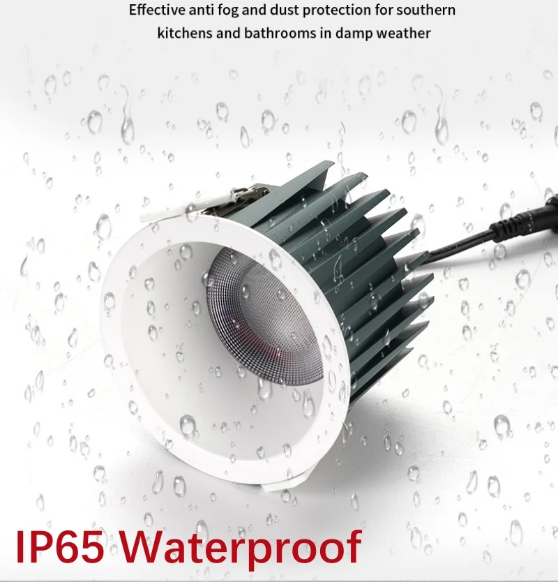 ip65 waterproof on ceiling for bathroom Recessed LED Downlight Lamps Home Lighting Decor AC110V220V 60w spot lighting fixture
ip65 waterproof on ceiling for bathroom Recessed LED Downlight Lamps Home Lighting Decor AC110V220V 60w spot lighting fixture