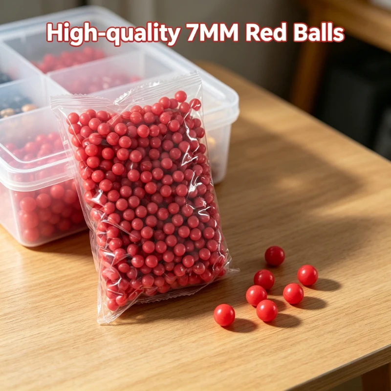 500Pcs/Bag Red 7MM Soft Cushion Balls Eco-Friendly Outdoor Playing Toy Components
500Pcs/Bag Red 7MM Soft Cushion Balls Eco-Friendly Outdoor Playing Toy Components