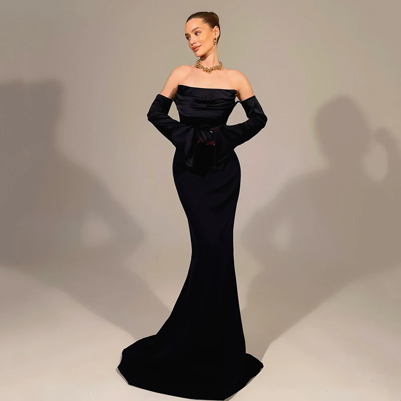 Thinyfull Formal Mermaid Prom Evening Dresses Long Sleeve Party Dress Women Cocktail Prom Gowns vestidos de fiesta Customized
Thinyfull Formal Mermaid Prom Evening Dresses Long Sleeve Party Dress Women Cocktail Prom Gowns vestidos de fiesta Customized
