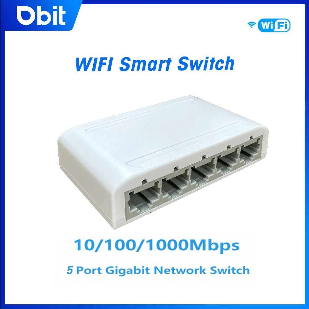 Switch 100 Gigabit 5-port Network Line Shunt Hub Multi-Port Dormitory Home Ethernet Distributor Converter
Switch 100 Gigabit 5-port Network Line Shunt Hub Multi-Port Dormitory Home Ethernet Distributor Converter