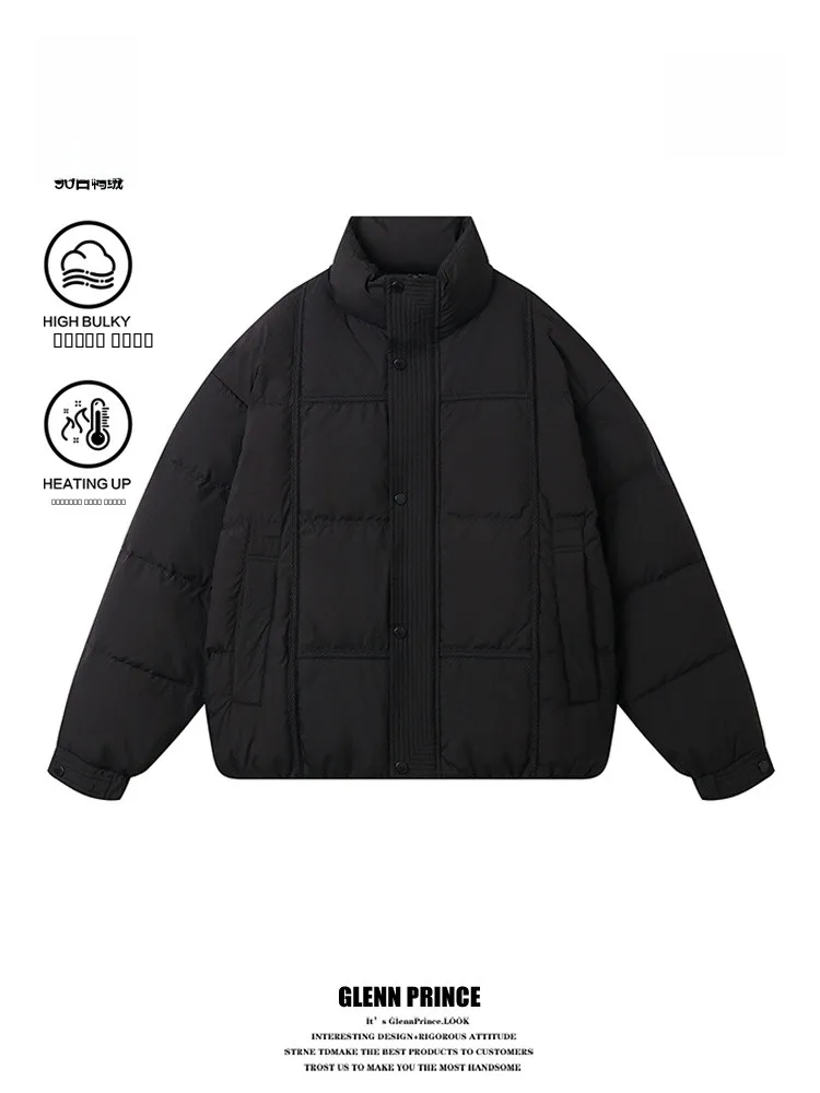 GPstudio American Sle Loose Du down Stand Collar Мужская пуховая куртка с воротником-стойкой, зимняя, универсальная, морозостойкая, теплая верхняя одежда для пар
GPstudio American Sle Loose Du down Stand Collar Мужская пуховая куртка с воротником-стойкой, зимняя, универсальная, морозостойкая, теплая верхняя одежда для пар