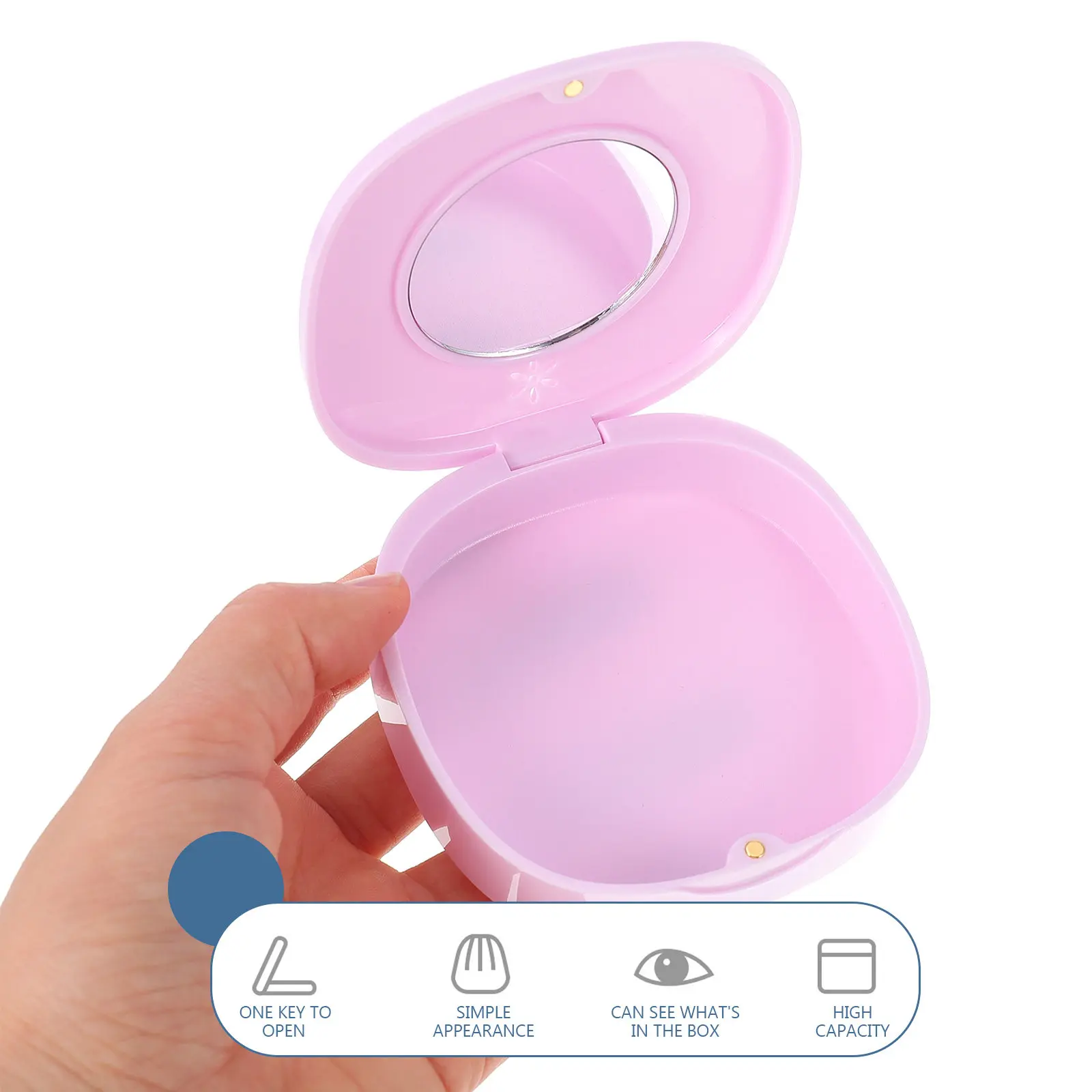 Portable Retainer Case Small Exquisite Design for Orthodontic Appliances False Tooth Container on The Go Denture Case
Portable Retainer Case Small Exquisite Design for Orthodontic Appliances False Tooth Container on The Go Denture Case