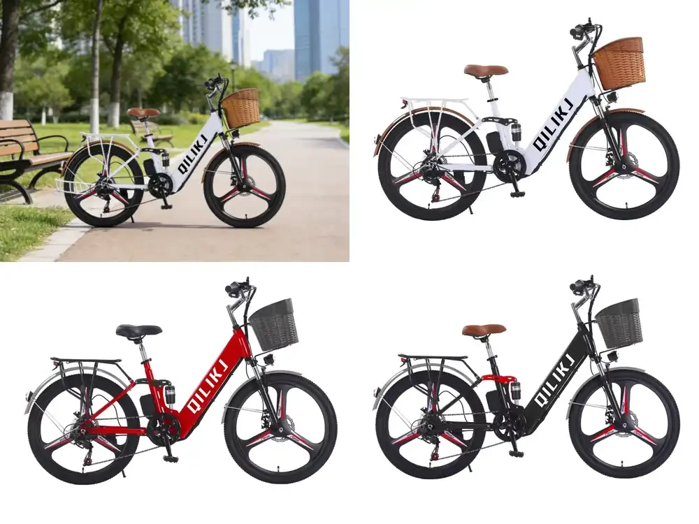 Electric EBIKE City Bike Rear Hub Motor High-Carbon Steel 7-Speed 350W Brushless Pedal-Assist Lithium Battery 60 km 25km/h
Electric EBIKE City Bike Rear Hub Motor High-Carbon Steel 7-Speed 350W Brushless Pedal-Assist Lithium Battery 60 km 25km/h