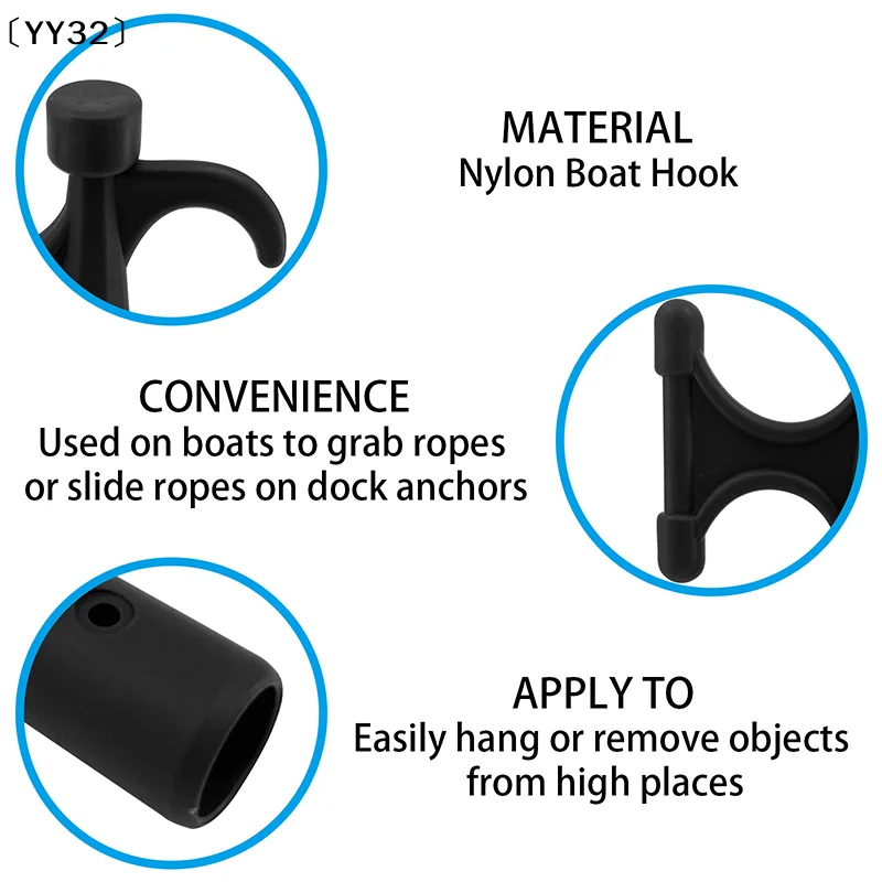Nylon Boat Hook Rust-Resistant Boats Hook Head End For Mooring Yacht Nylon Mooring Boat Hook Head Replace Top Boat Access〔YY32〕
Nylon Boat Hook Rust-Resistant Boats Hook Head End For Mooring Yacht Nylon Mooring Boat Hook Head Replace Top Boat Access〔YY32〕