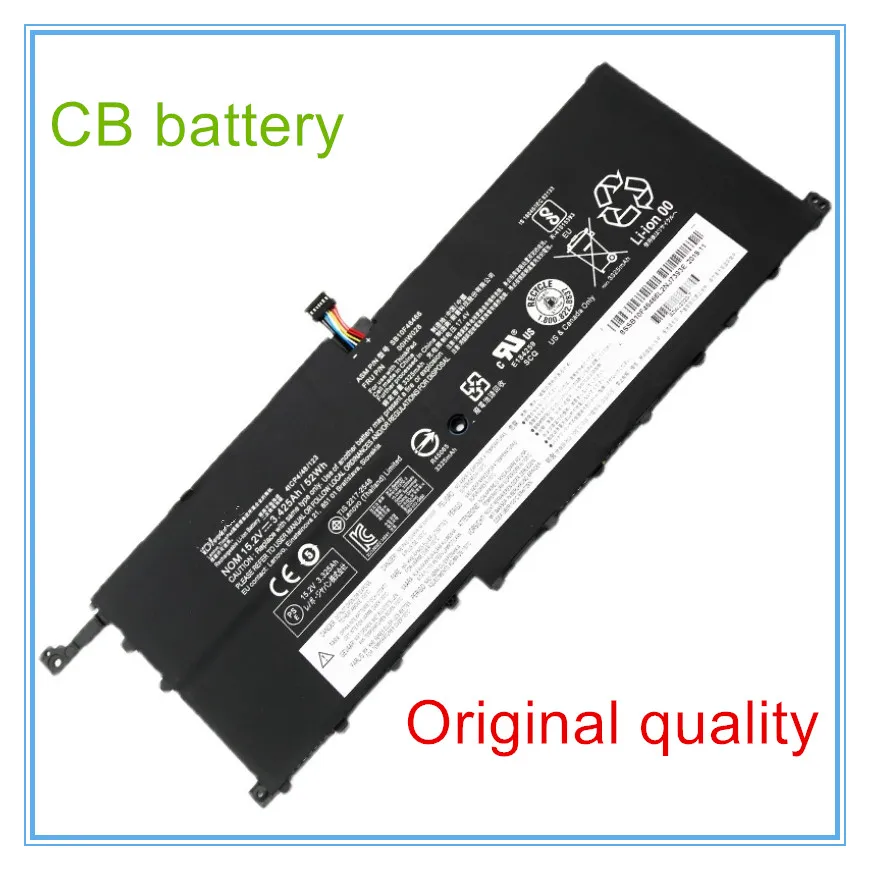 Оригинальный аккумулятор для ноутбука X1C 00HW028 SB10F46466 15,2 в 48/125 Ач 53 Втч 4ICP4/
Оригинальный аккумулятор для ноутбука X1C 00HW028 SB10F46466 15,2 в 48/125 Ач 53 Втч 4ICP4/