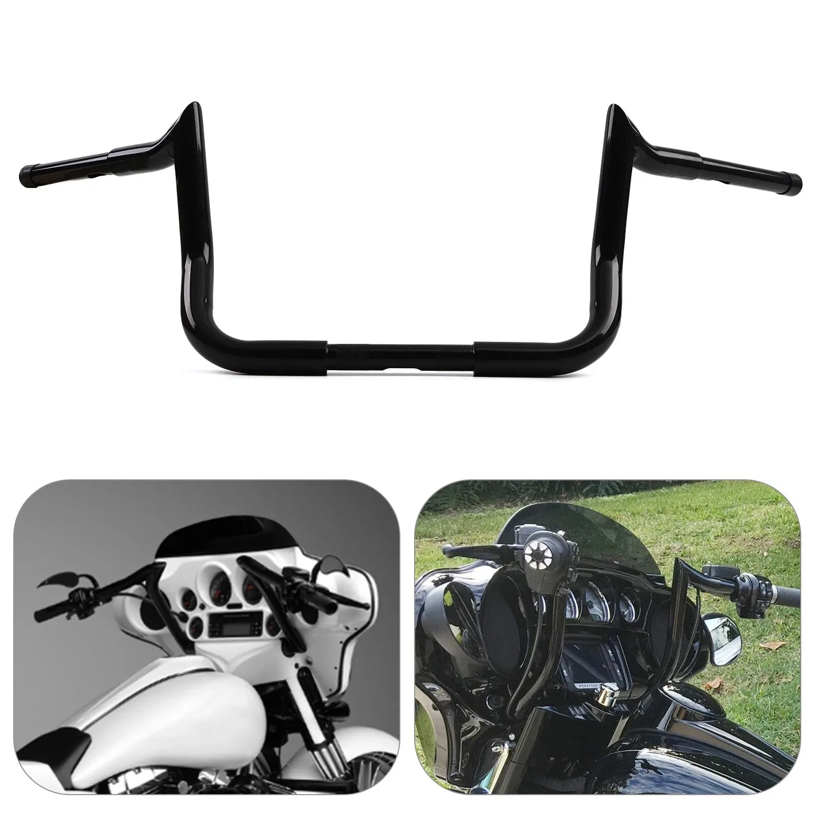 Black 10" Meathook Ape Hanger Bars Handlebars For Harley Touring Street Glide Electra
Black 10" Meathook Ape Hanger Bars Handlebars For Harley Touring Street Glide Electra