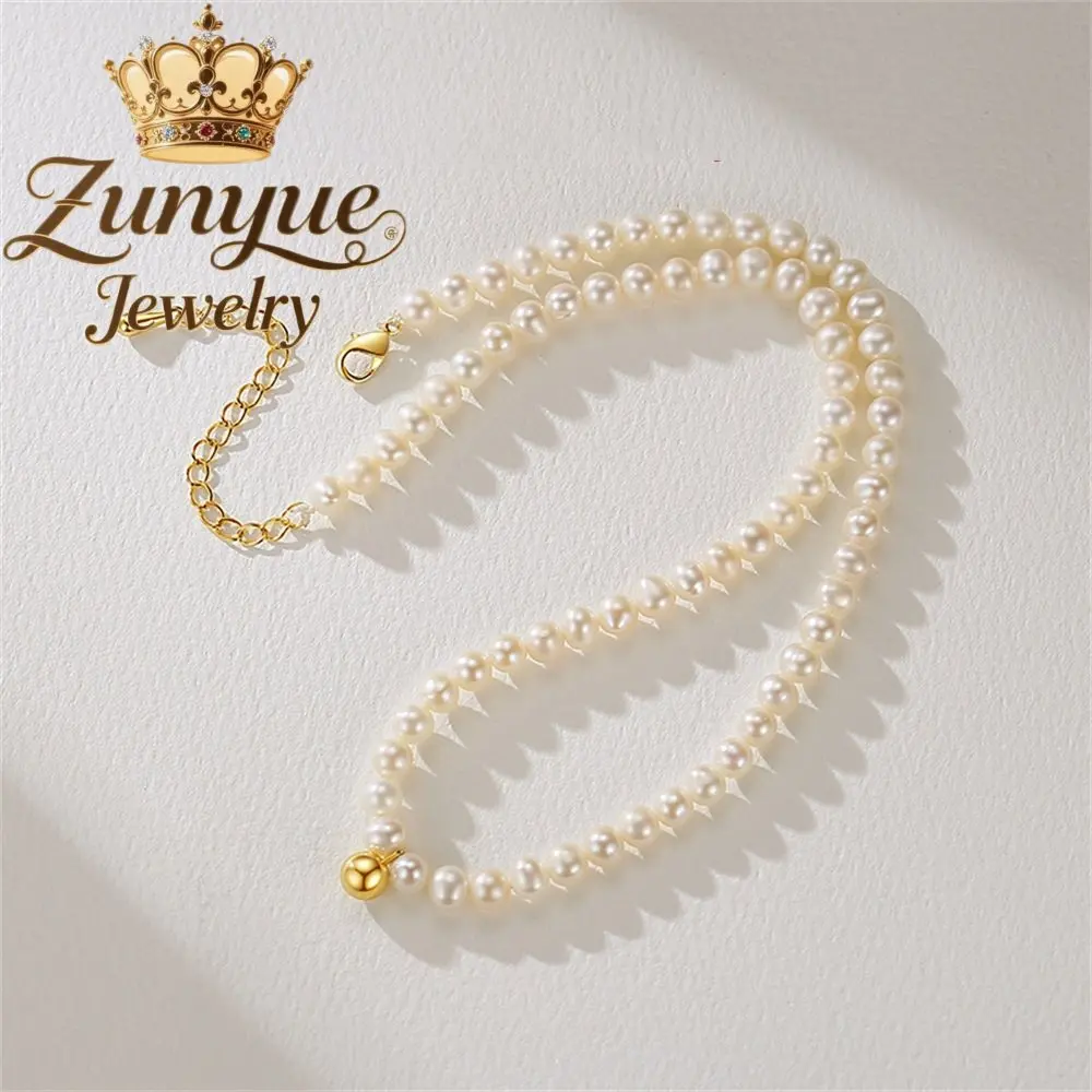 Natural Freshwater Pearl Necklace Design Collarbone Chain Round Small Neck Chain Fashion Jewelry Exquisite Charms Elegant Luxury
Natural Freshwater Pearl Necklace Design Collarbone Chain Round Small Neck Chain Fashion Jewelry Exquisite Charms Elegant Luxury