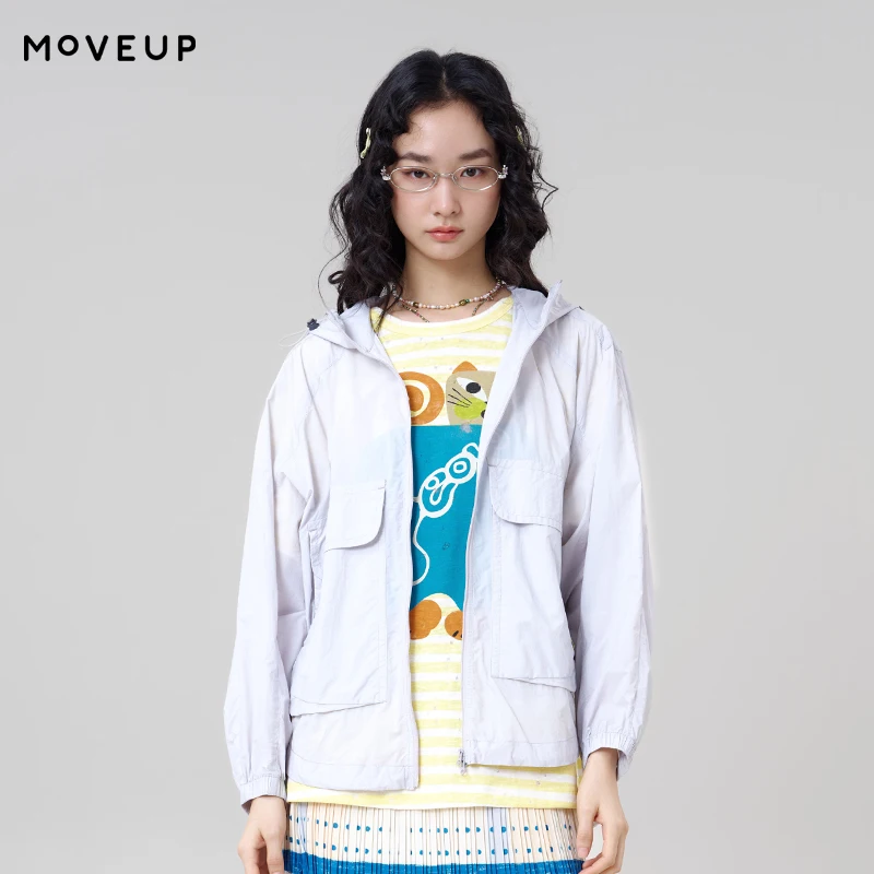 MOVEUP Hooded Sun Protection Jacket 2026 Summer New Embroidered Adjustable Hem Batwing Sleeve Sun Protection Outerwear 3ELX20701
MOVEUP Hooded Sun Protection Jacket 2026 Summer New Embroidered Adjustable Hem Batwing Sleeve Sun Protection Outerwear 3ELX20701
