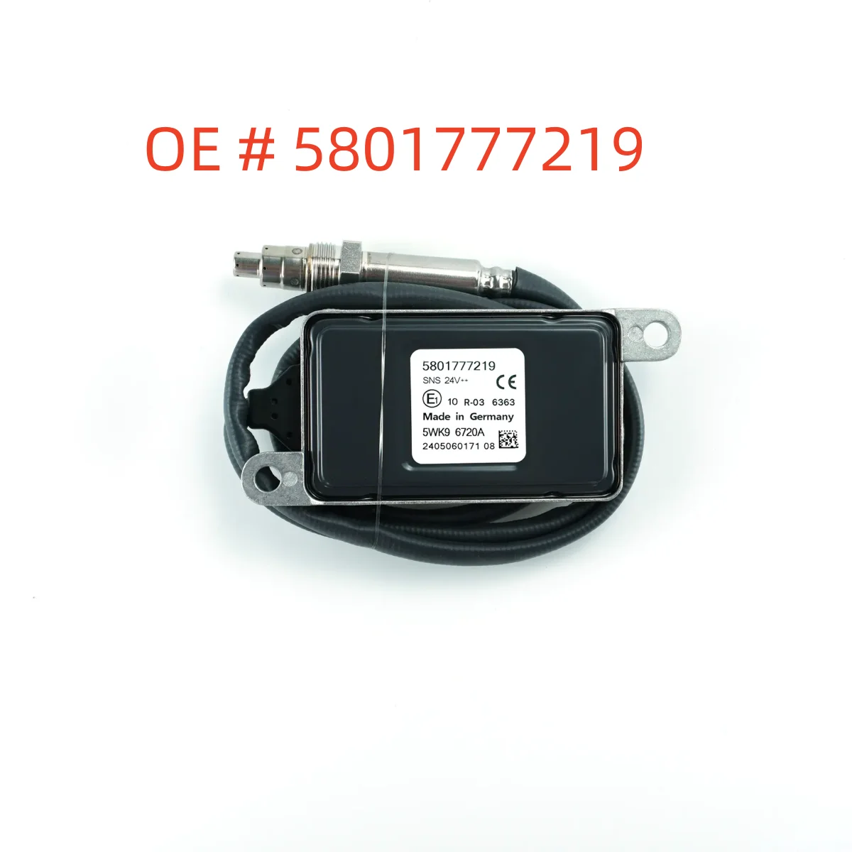 High quality 5801777219 5WK96720A Nitrogen Oxygen Sensor 24V For IVECO Trucks Buses Diesel Exhaust Gas Detection Nox Sensor
High quality 5801777219 5WK96720A Nitrogen Oxygen Sensor 24V For IVECO Trucks Buses Diesel Exhaust Gas Detection Nox Sensor