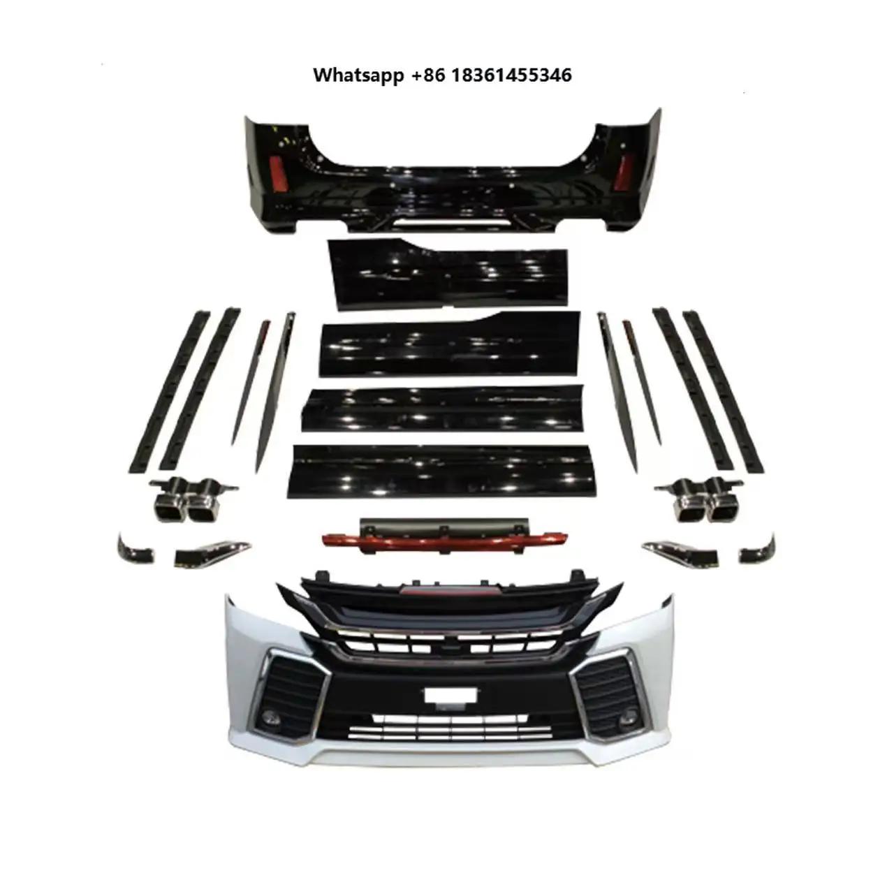 For Vellfire Anh20 2008-2014 Upgrade to Anh30 Convert Kit Bumper Grille Facelift Fashion Tuning Parts Bodykit
For Vellfire Anh20 2008-2014 Upgrade to Anh30 Convert Kit Bumper Grille Facelift Fashion Tuning Parts Bodykit