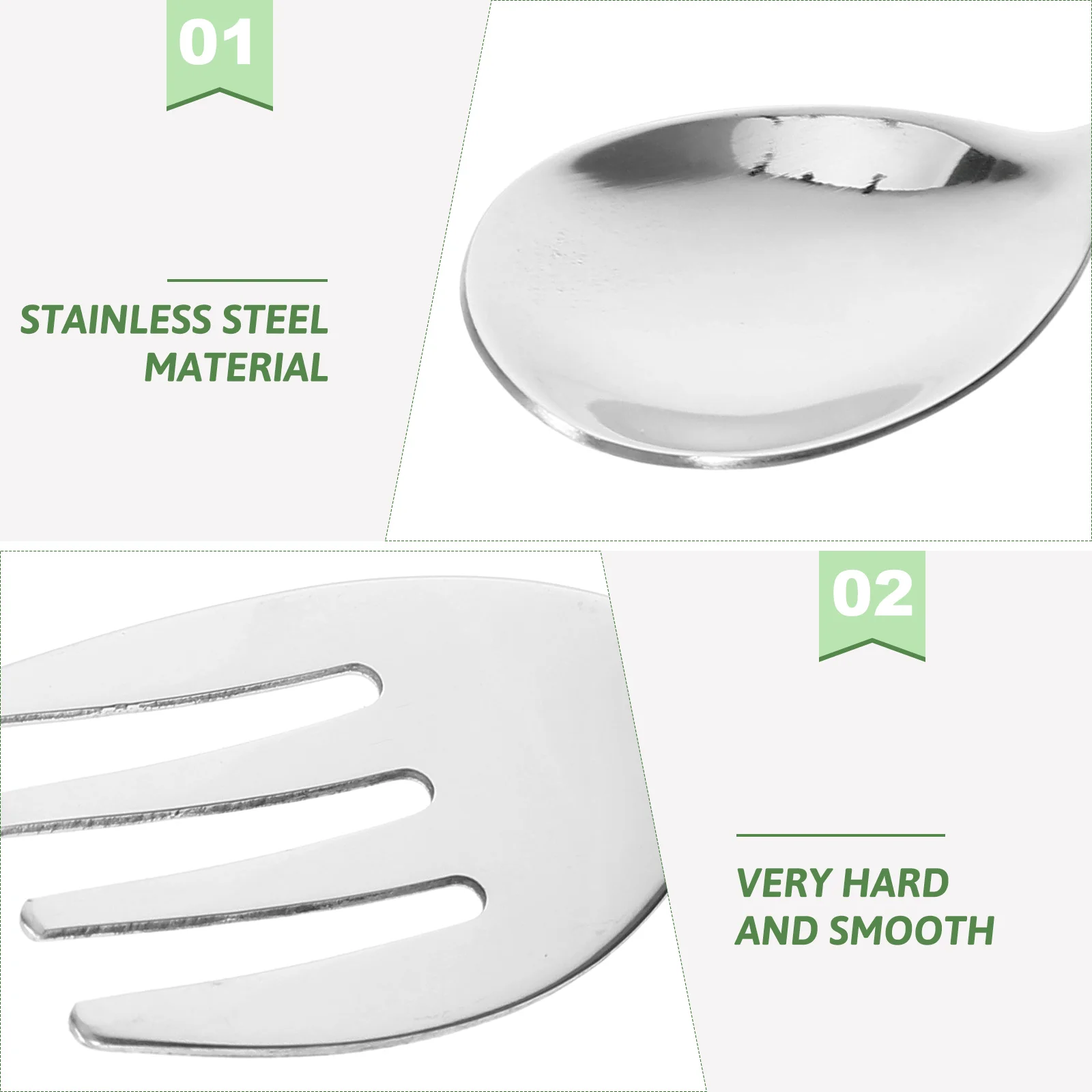 4pcs Stainless Steel Fork Spoon Set Toddler Utensils Lightweight Heat Resistant Dishwasher Safe Infant Feeding Cutlery
4pcs Stainless Steel Fork Spoon Set Toddler Utensils Lightweight Heat Resistant Dishwasher Safe Infant Feeding Cutlery