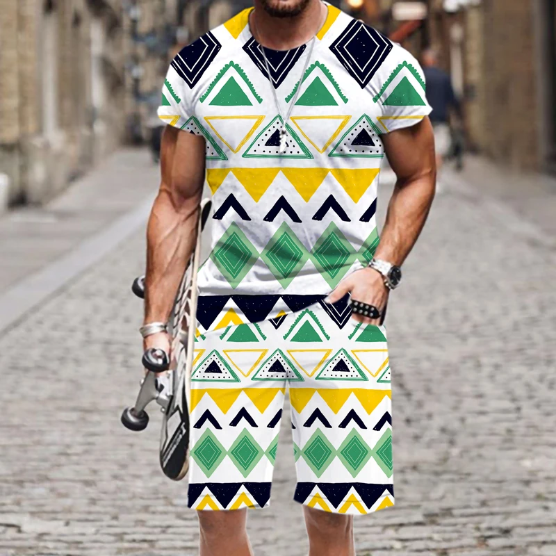 Men's T-shirt Shorts Set 2022 New Retro Stripe Fashion Hot Luxury Outfit Short Sleeve Street Beach Funny Harajuku Tracksuit Tops
Men's T-shirt Shorts Set 2022 New Retro Stripe Fashion Hot Luxury Outfit Short Sleeve Street Beach Funny Harajuku Tracksuit Tops