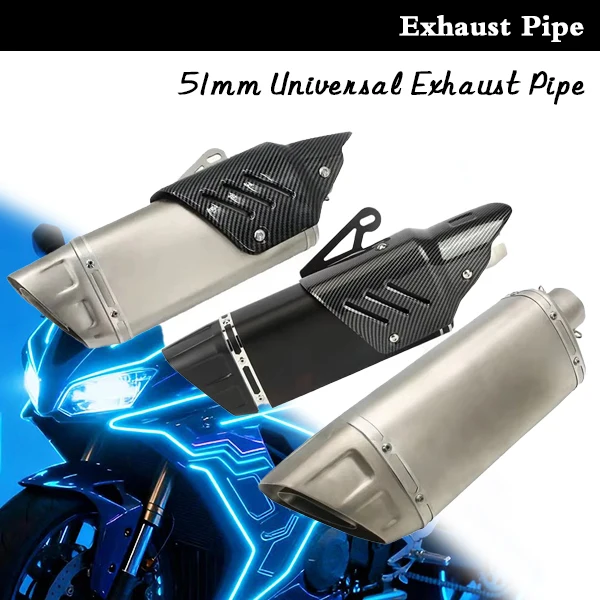 Универсальная выхлопная труба мотоцикла с верхним диаметром 51 мм для Ninja650 Z250 Z400 Z900 Z800 R3 R6 HONDA CBR650F CBR300, выхлопная труба Scorpion
Универсальная выхлопная труба мотоцикла с верхним диаметром 51 мм для Ninja650 Z250 Z400 Z900 Z800 R3 R6 HONDA CBR650F CBR300, выхлопная труба Scorpion