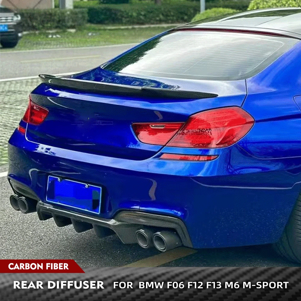 Carbon Fiber/ FRP Car Rear Bumper Diffuser Spoiler for BMW F06 F12 F13 M6 M Sport 2012 - 2016 Car Rear Racing Bumper Body Kits
Carbon Fiber/ FRP Car Rear Bumper Diffuser Spoiler for BMW F06 F12 F13 M6 M Sport 2012 - 2016 Car Rear Racing Bumper Body Kits