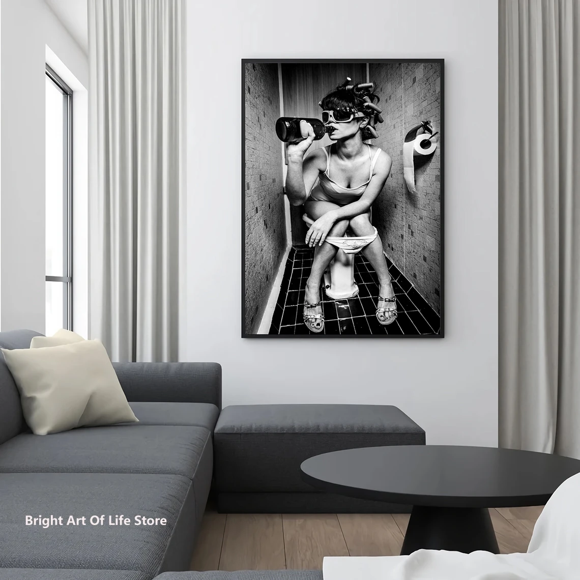 Woman Drinking in the bathroom, Toilet Poster Print wall Décor Photography, Funny Bathroom Print
Woman Drinking in the bathroom, Toilet Poster Print wall Décor Photography, Funny Bathroom Print