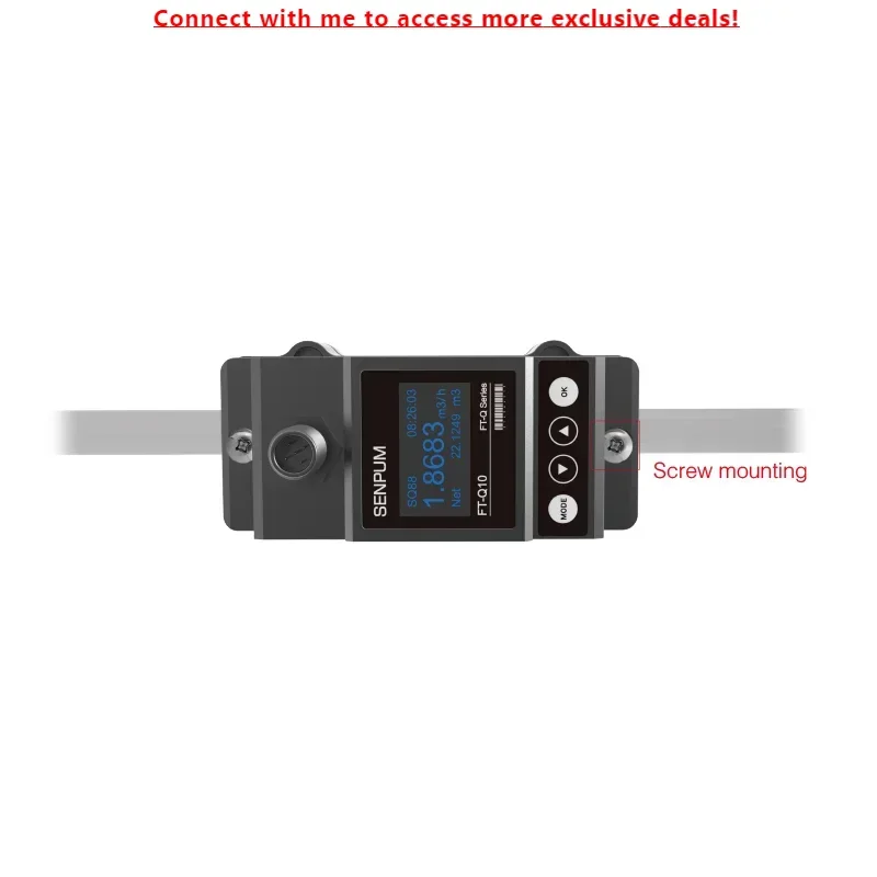 Senpum Flow Test Sensor 4-20ma Modbus RS485 20mm Ultrasonic Flow Meter DN20 Flow Switch For Tubes
Senpum Flow Test Sensor 4-20ma Modbus RS485 20mm Ultrasonic Flow Meter DN20 Flow Switch For Tubes