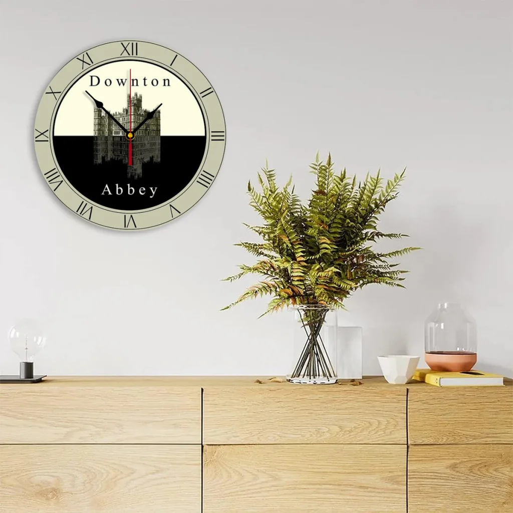 Downton Abbey Wall Clock Modern Simple and Wall Hung Clock for Study Bedroom Living Room Bathroom
Downton Abbey Wall Clock Modern Simple and Wall Hung Clock for Study Bedroom Living Room Bathroom